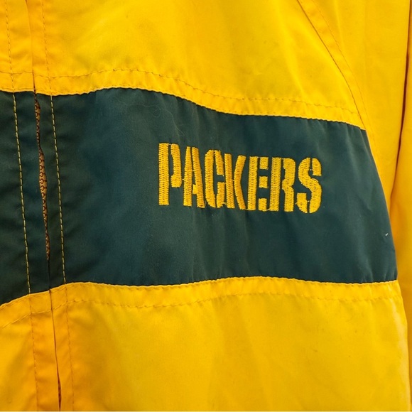 VINTAGE!! NFL Green Bay Packers Apparel Kids Full Zip Jacket Size S Casual - Picture 2 of 8